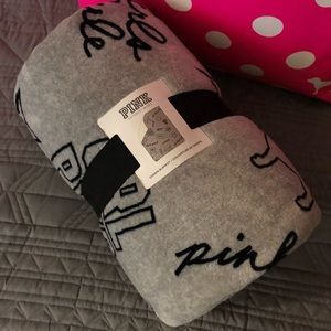 Vs PINK Girl Power Sherpa Blanket